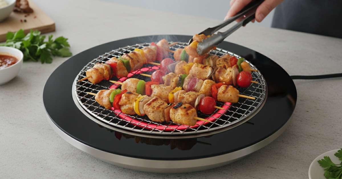 nướng bằng bếp hồng ngoại