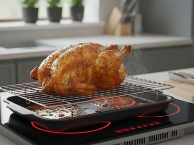 nướng gà bằng bếp hồng ngoại
