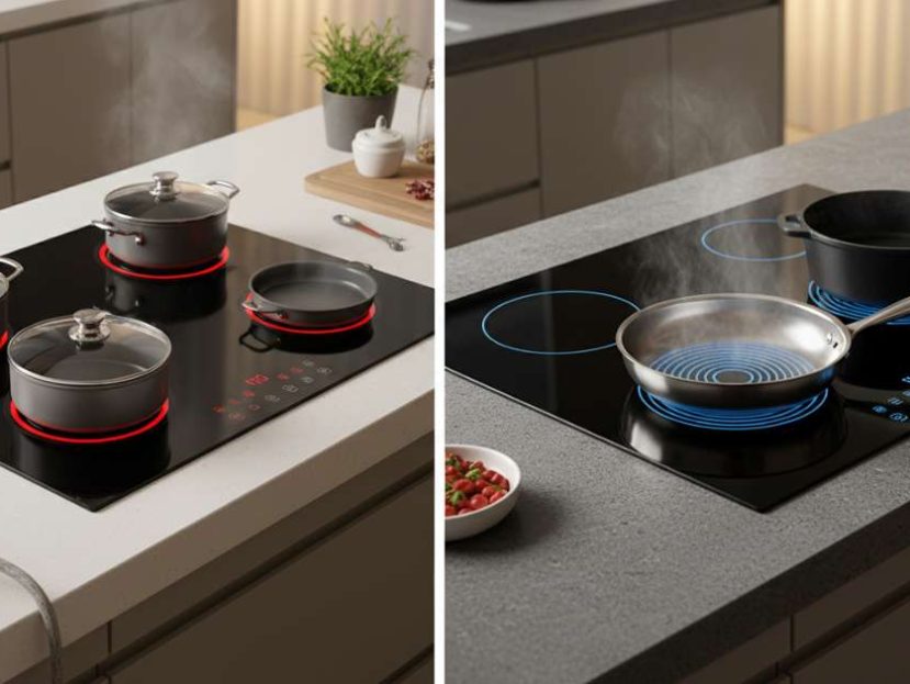 so sánh bếp điện và bếp từ