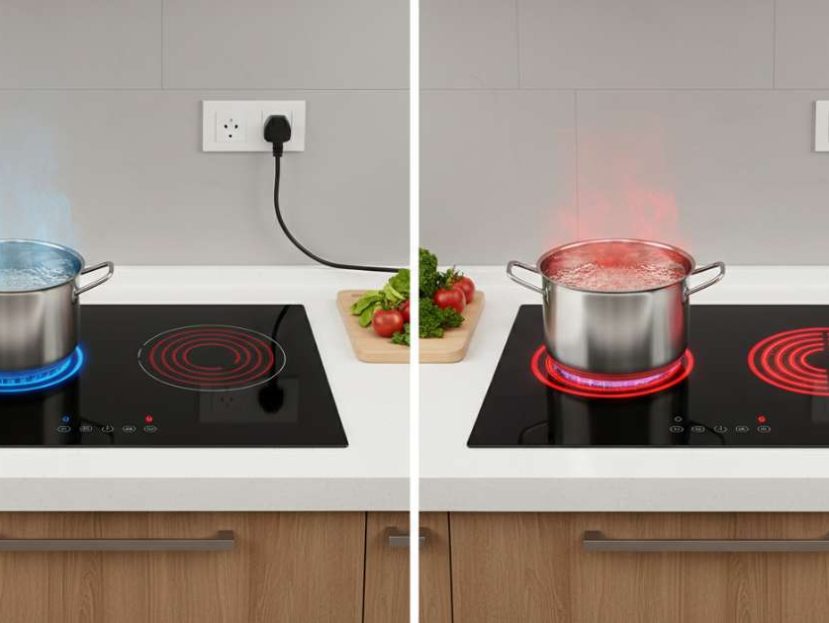so sánh bếp từ và bếp điện từ