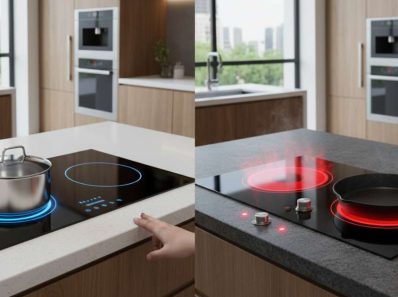 so sánh bếp từ và hồng ngoại