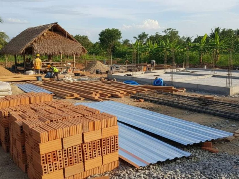 vật liệu xây dựng nhà cấp 4