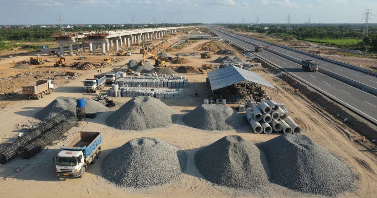 vật liệu xây dựng quốc lộ 50
