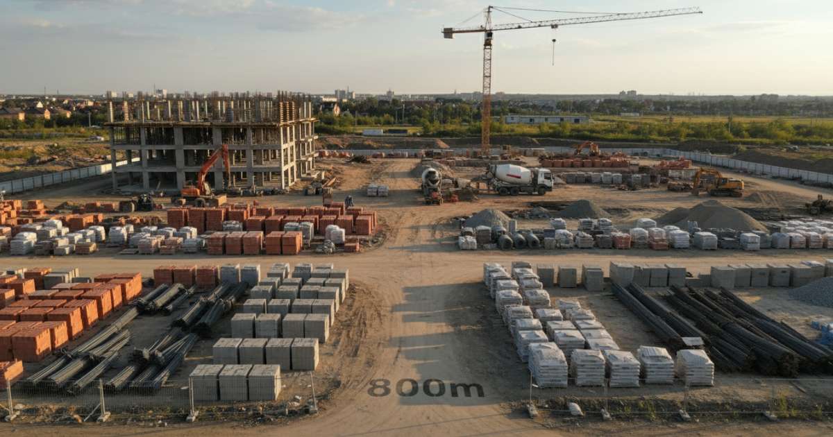 vật liệu xây dựng trong vòng 800m