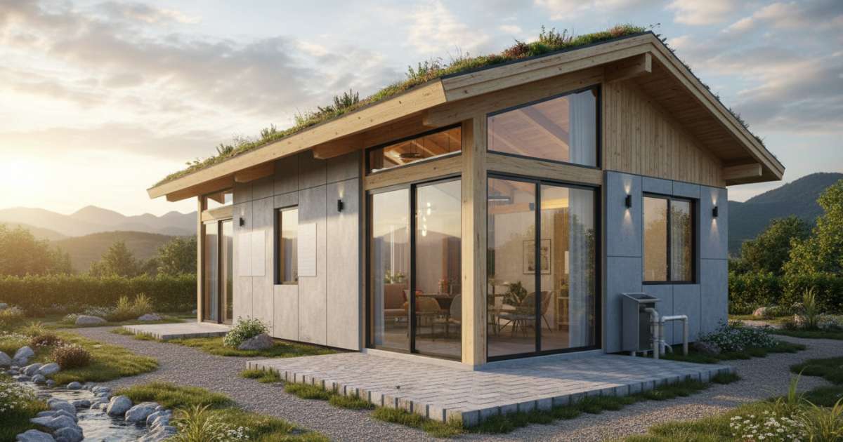 xây nhà cấp 4 bằng vật liệu mới